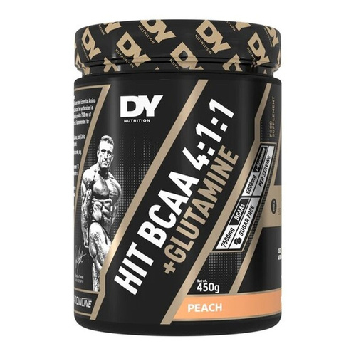 Dorian Yates HIT BCAA 4:1:1 + Glutamine, Brzoskwinia 450g