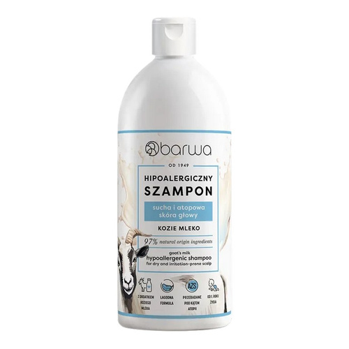 Barwa Hipoalergiczny Szampon Kozie Mleko 400ml