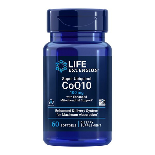 Life Extension Super Ubichinol CoQ10 ze Wsparciem Mitochondrialnym 100mg 60 Kapsułek