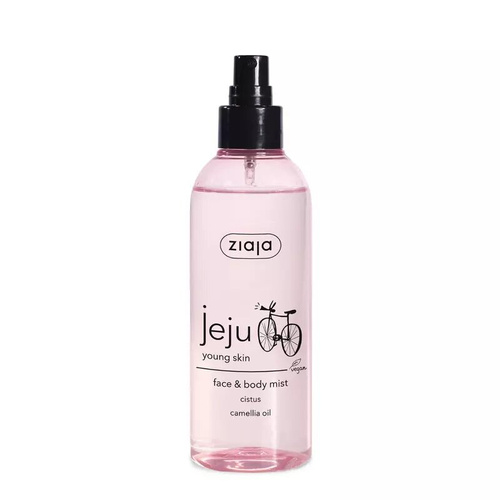 Ziaja Jeju Young Skin Mgiełka do Twarzy i Ciała z Nutą Mango Kokosa i Papai Vegan 200ml