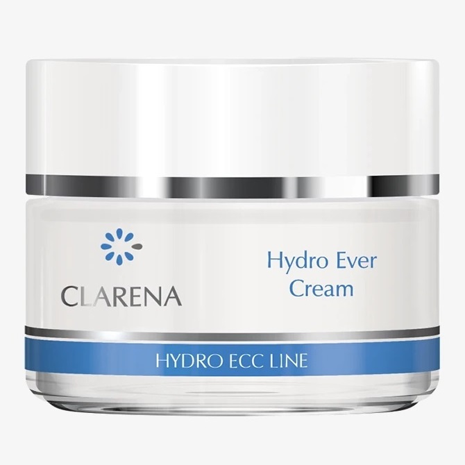 Clarena Hydro ECC Line Głęboko Nawilżający Krem dla Skóry Suchej 50ml