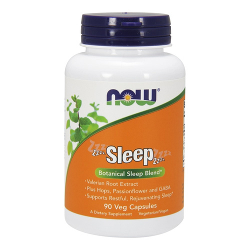 NOW Foods Sleep Suplement Na Spokojny Sen 90 Kapsułek