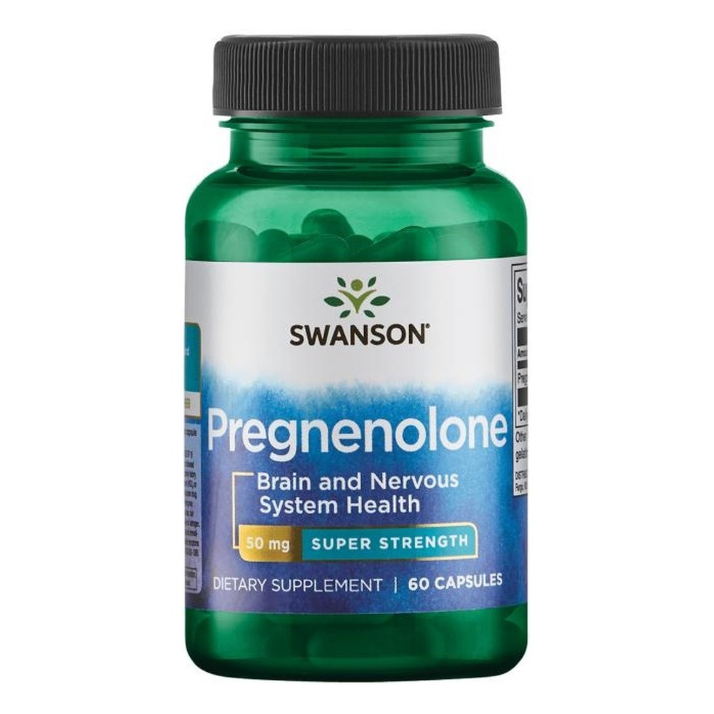Swanson Pregnenolone 50mg Super-Strength 60 Capsules