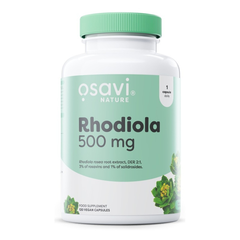 Osavi Różeniec Górski 500mg Standaryzowany Ekstrakt na Stres 120 Kapsułek