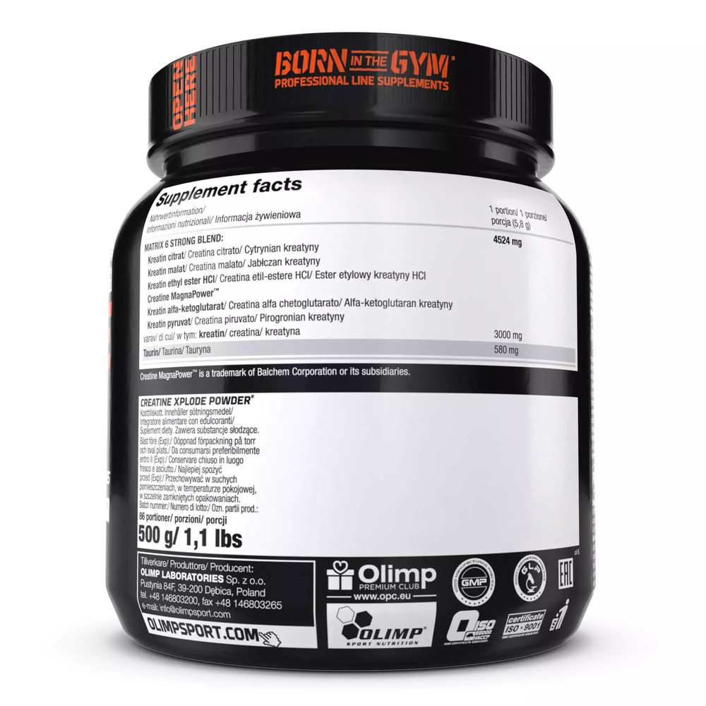 Olimp Creatine Xplode Pineapple 500g