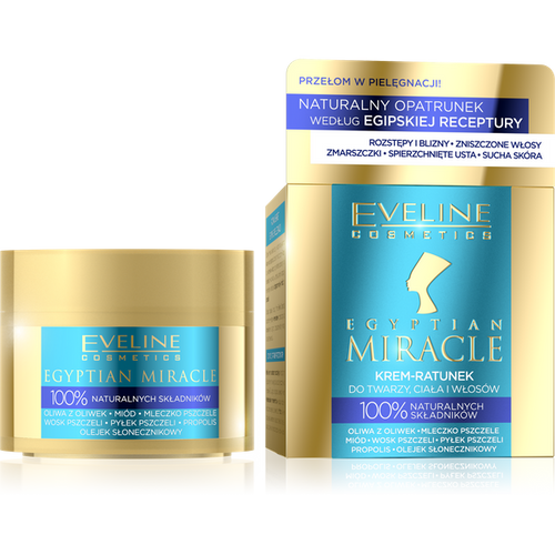 Eveline Egyptian Miracle Multifunctional Rescue Cream for Face Body and Hair 40ml
