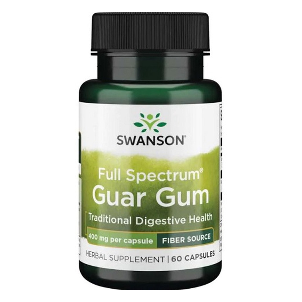 Swanson Full Spectrum Guar Gum 400mg 60 Kapsułek