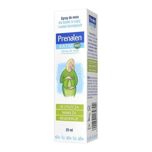 Prenalen Katar, spray do nosa, dla kobiet w ciąży, 20ml