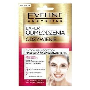 EVELINE Ekspert Odmłodzenia, odżywienie, aktywnie łagodząca maseczka na zaczerwienienia, 2x5ml