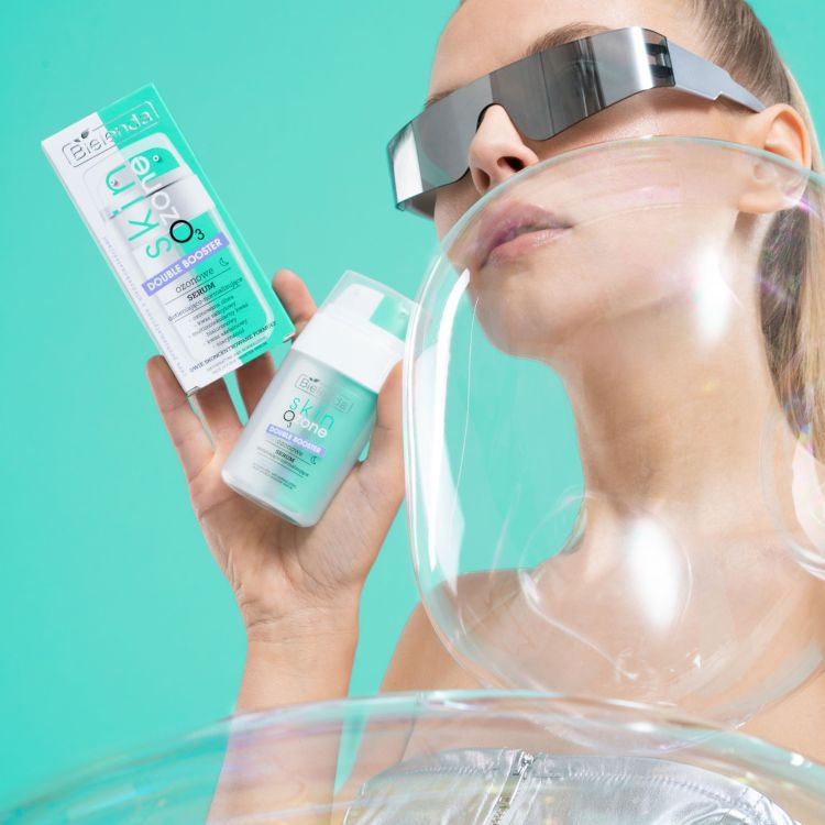 Bielenda Skin O3 Zone Double Booster Ozonowe Serum Dotleniająco-Normalizujące dla Skóry Problematycznej z Nedoskonałościami 2x7,5ml