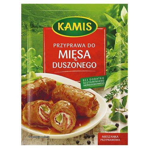 Kamis Przyprawa do Mięsa Duszonego Mieszanka Przyprawowa do Pieczeni Zrazów i Sosów 30g