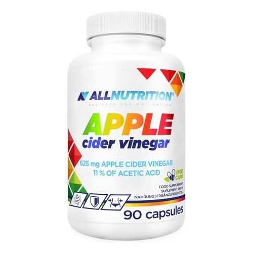 Allnutrition Apple Cider Vinegar ocet jabłkowy w proszku 625mg 90 kapsułek wegańskich
