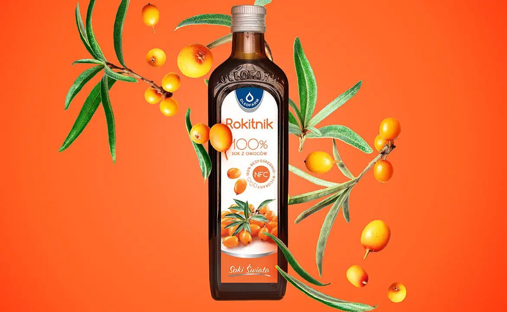 Oleofarm Juices of World Sea Buckthorn Fruit Juice 490ml