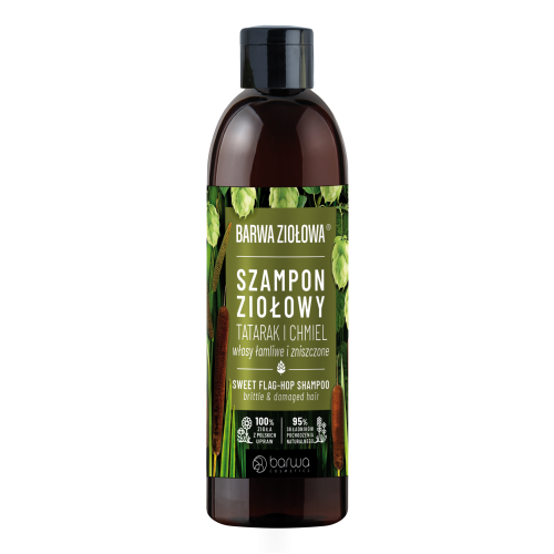 Barwa Ziołowa Szampon Ziołowy Tatarak i Chmiel dla Włosów Zniszczonych i Łamliwych 250ml