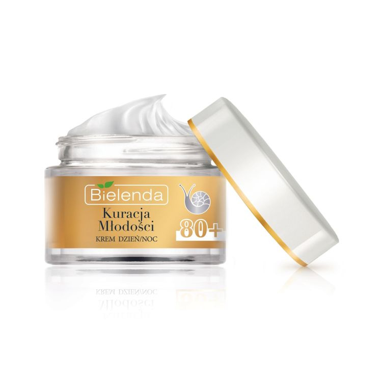Bielenda Youth Therapy Repairing Anti-Wrinkle Cream 80+ for Very Mature and Sensitive Skin Day and Night 50ml