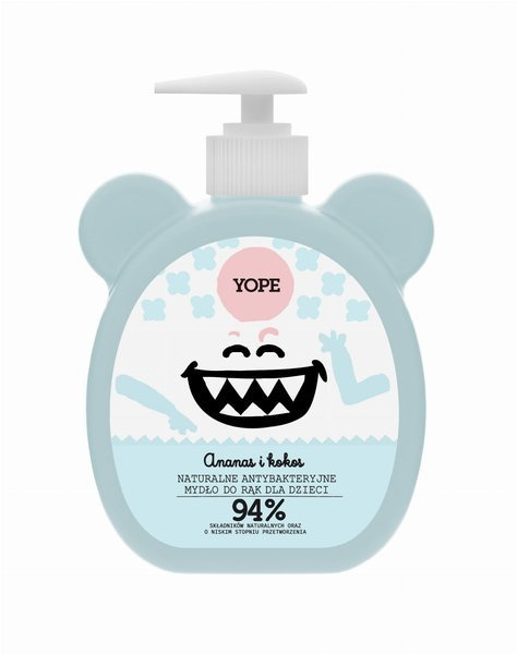 YOPE PINEAPPLE & COCONUT liquid Soap for children, 400ml