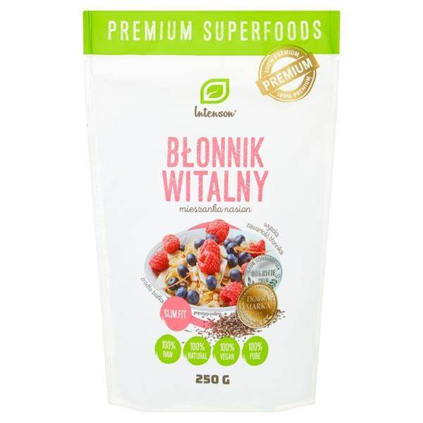 Intenson Natural Vegan Vital Fibre Seed Mix Slim Fit High Fibre Content 250g