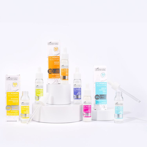Bielenda Skin Academy Solution Serum Łagodząco - Regenerujące 5% Provitamina B5 Cica i Ektoina dla Skłóry Wrażliwej 30ml