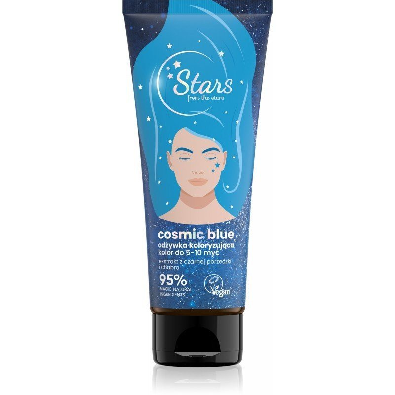 Stars from the Stars Cosmic Blue Coloring Conditioner Shade Blue 50ml Best Before 30.11.25