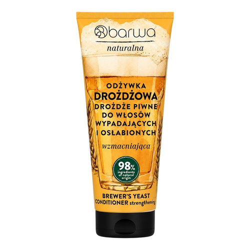 Barwa Natural Strengthening Yeast Conditioner in a Tube for Hair Loss Weakened Hair 200ml