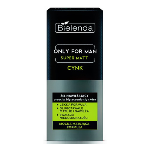Bielenda Only for Men Żel Nawilżający przeciw Błyszczeniu Skóry Super Mat 50ml