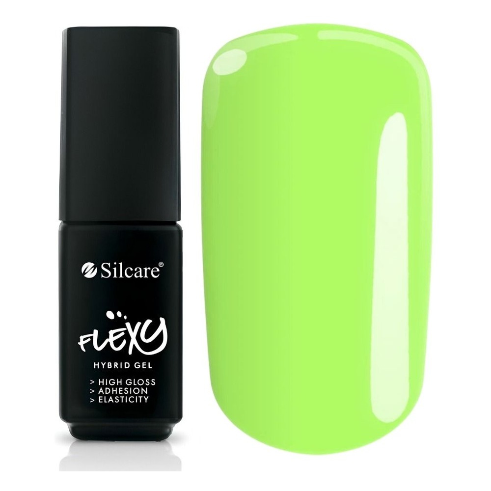 Silcare Flexy UV/LED Hybrid Nail Polish 93 Lime Jelly 4.5g