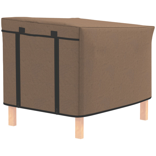 PawHut Water-Resistant Rabbit Hutch Cover for X-D2-0047 and Similar Models, 43 x 52 x 37cm, Brown