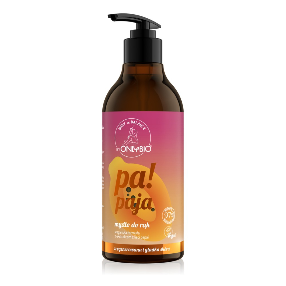 OnlyBio Hand in Balance Nawilżające Mydło do Rąk Papaya 500ml