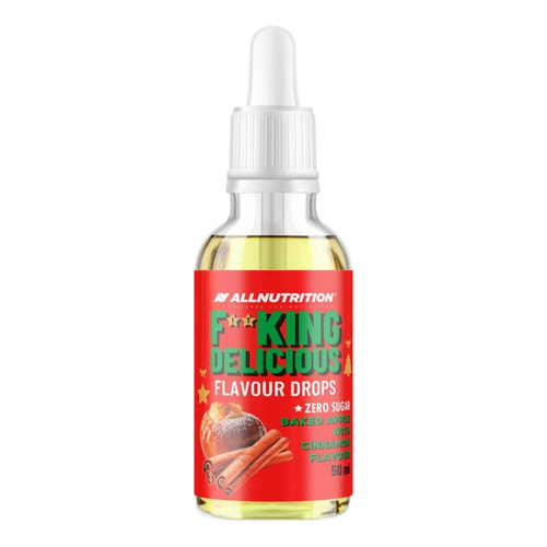 Allnutrition Fitking Delicious Flavour Drops Baked Apple with Cinnamon 50ml