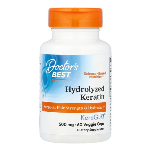 Doctor's Best Hydrolyzed Keratin, 500mg Kapsułki 60 kapsułek