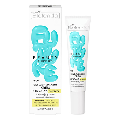 Bielenda Future Beauty Ciekłokrystaliczny Krem - Energizer pod Oczy Rozjaśniający Cienie na Dzień i na Noc 15ml
