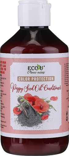 Eco-U Poppy Seed Oil Hair Color Protecting Conditioner with Poppy Seed Oil 300ml Best Before 19.11.26