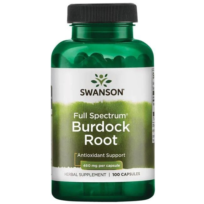 Swanson Full Spectrum Burdock Root 460mg 100 Capsules