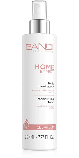 Bandi Home Expert Tonik Nawilżający Kompleks Mikrobiomowy + CICA dla Każdego Rodzaju Skóry 230ml