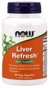 Now Foods Liver Refresh Supports Body Detoxification Processes 90 Capsules