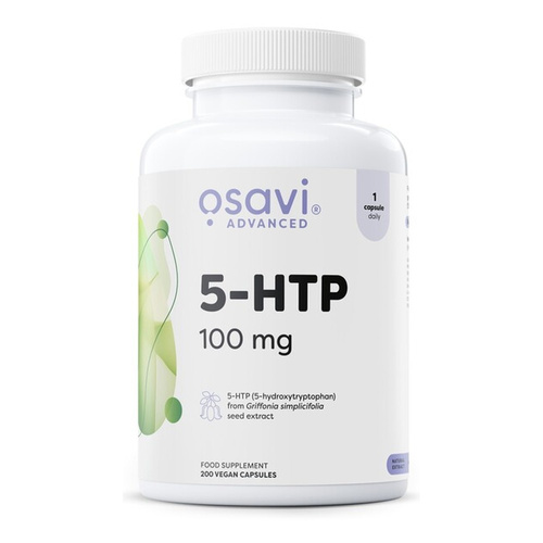 Osavi 5-HTP 100mg Naturalne Wsparcie Nastroju Snu i Równowagi Emocjonalnej 200 Kapsułek