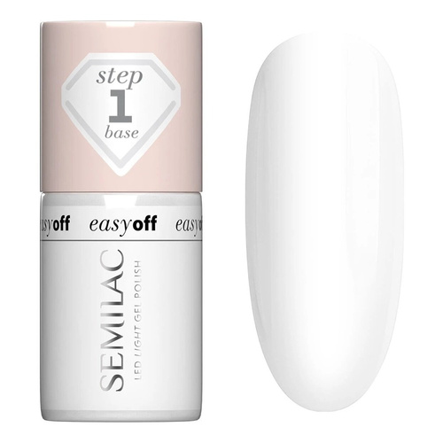 Semilac Easy Off Base Coat Light Gel Polish 7ml