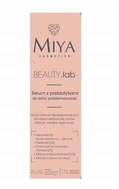 Miya Beauty Lab Serum z Prebiotykami do Skóry Problematycznej 30ml