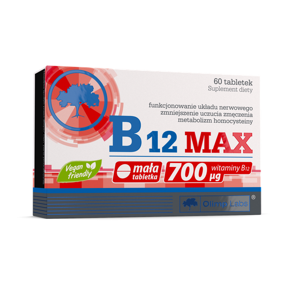 Olimp B12 Max dla Wsparcia Układu Nerwowego 60 Tabletek