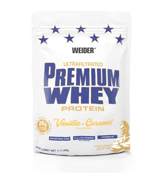 Weider Premium Whey, Vanilla Caramel - 500g