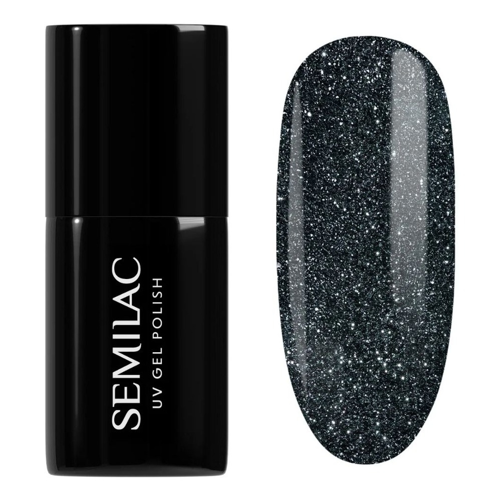 Semilac Black & White Hybrid Gel Polish 096 Starling Night 7ml