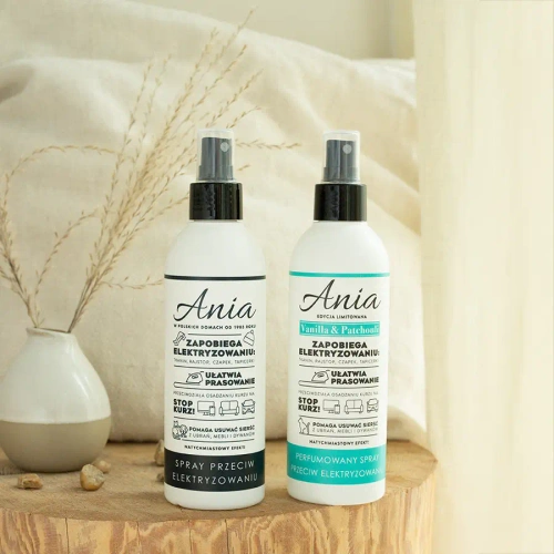 Barwa Household Ania Antyelektrostatyczny Płyn Vanilla & Patchouli 220ml
