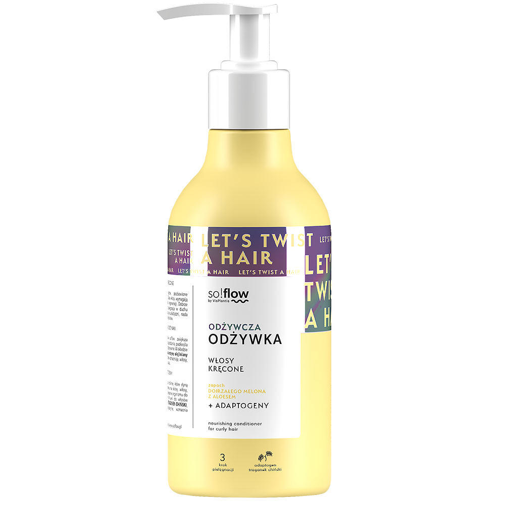 So!Flow Nourishing Conditioner for Curly Hair with Melon and Aloe Scent 400ml