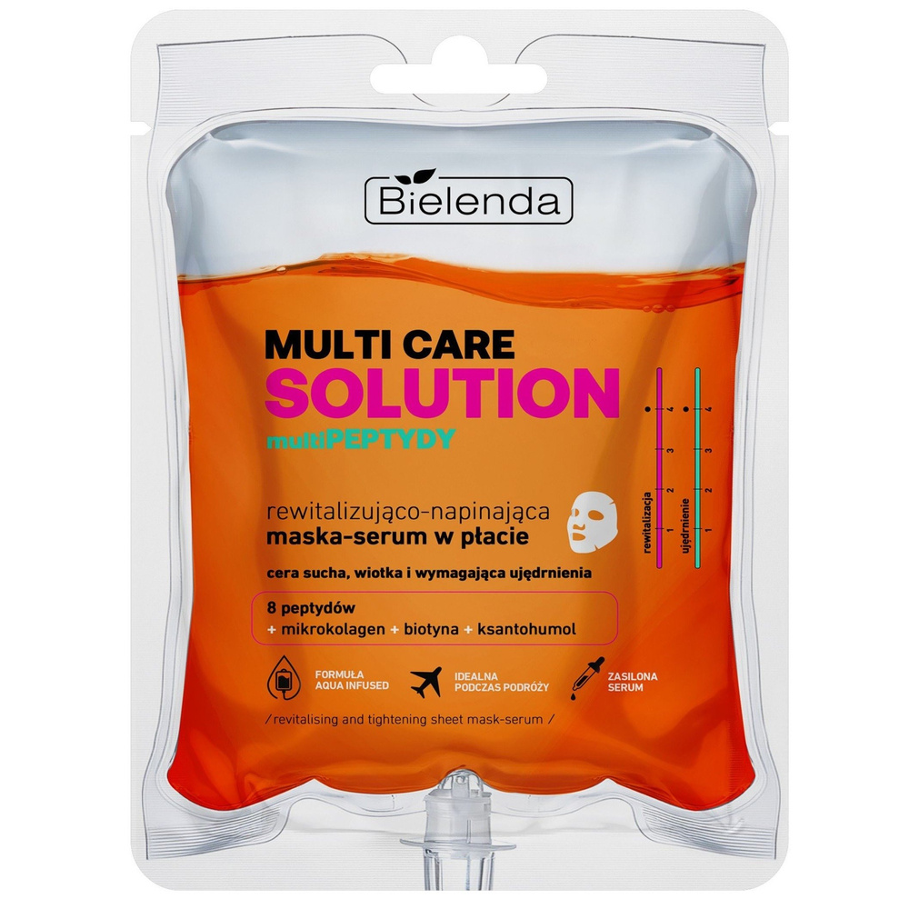 Bielenda MultiPeptides Revitalizing and Tightening Sheet Mask-Serum