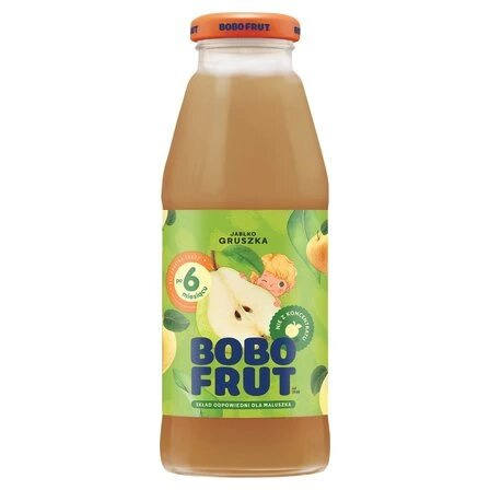 Bobo Frut Nektar Jabłkowo-Gruszkowy dla Niemowląt po 6. Miesiącu Życia 300ml