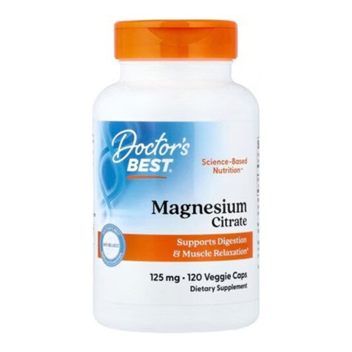 Doctor's Best Magnesium Citrate 125mg 120 Vegan Capsules