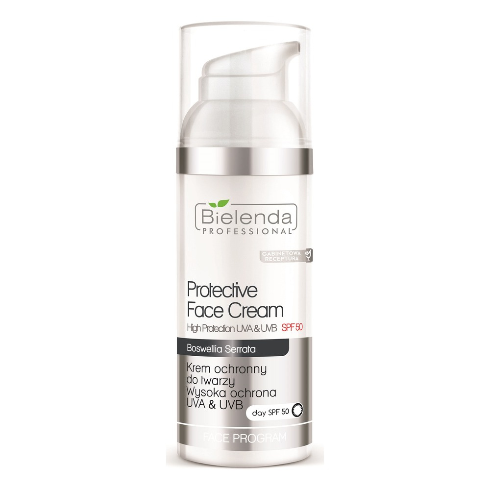 Bielenda Professional Protective Face Cream SPF 50 for Sensitive Skin and Depigmentation Treatments 50ml