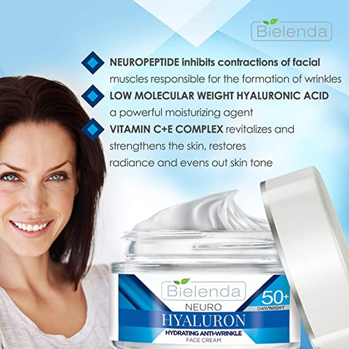 Bielenda Neuro Hialuron Lifting Face Cream Concentrate 50+ Day and Night 50ml