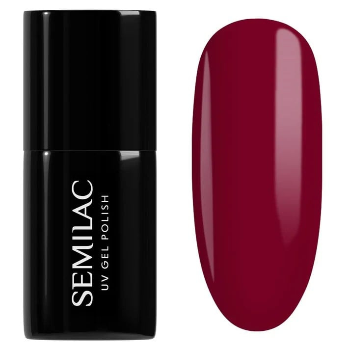 Semilac Classic Lakier Hybrydowy Hottie - 071 Deep Red 7ml