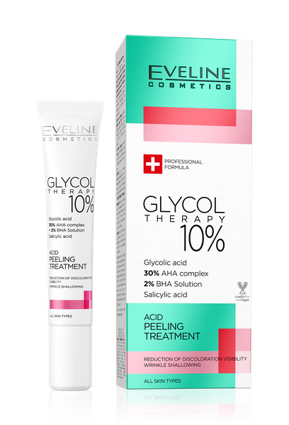 Eveline Glycol Therapy 10% Acid Peeling Treatment for All Skin Types 20 ml